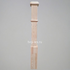 Столб начальный тип "Короб" (не пустотелый) №3, сосна 155х155х1250 мм Столб начальный тип "Короб" (не пустотелый) №3, сосна 155х155х1250 мм